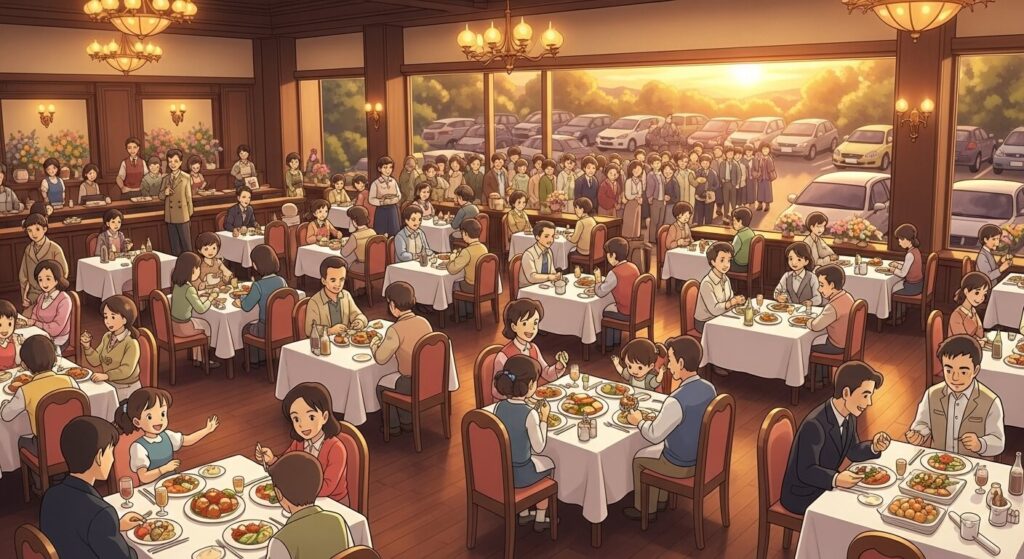 商売繁盛して行列が並ぶほどの人気店に